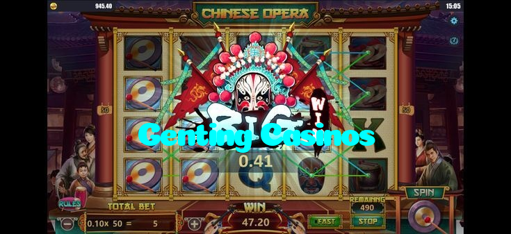 Genting Casinos casino presented on mobile device in Pakistan with slots and live games